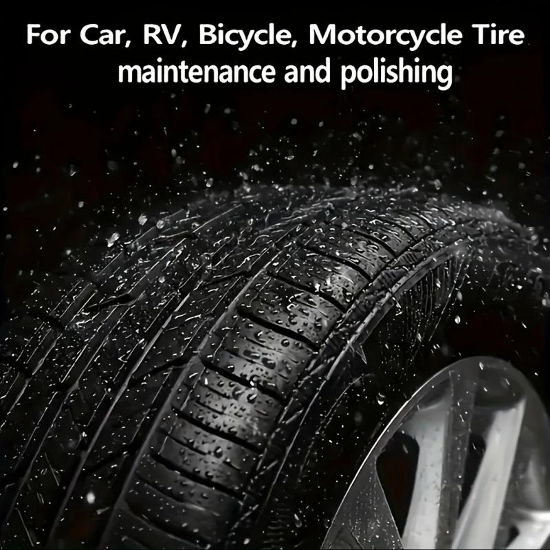 

Воск для блеска автомобильных шин - Очищает, придает блеск и предотвращает растрескивание, восстанавливает блеск шин, защищает от УФ-лучей и делает шины черными до 30 дней 150ml