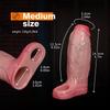Male Hollow Penis Sleeve Penis Extensions Reuseable Condom Sex Toys for Men Intimate Goods Sex Shop for Men 18
