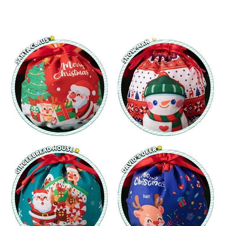 Christmas Eve Candy & Apple Gift Bag for Kids