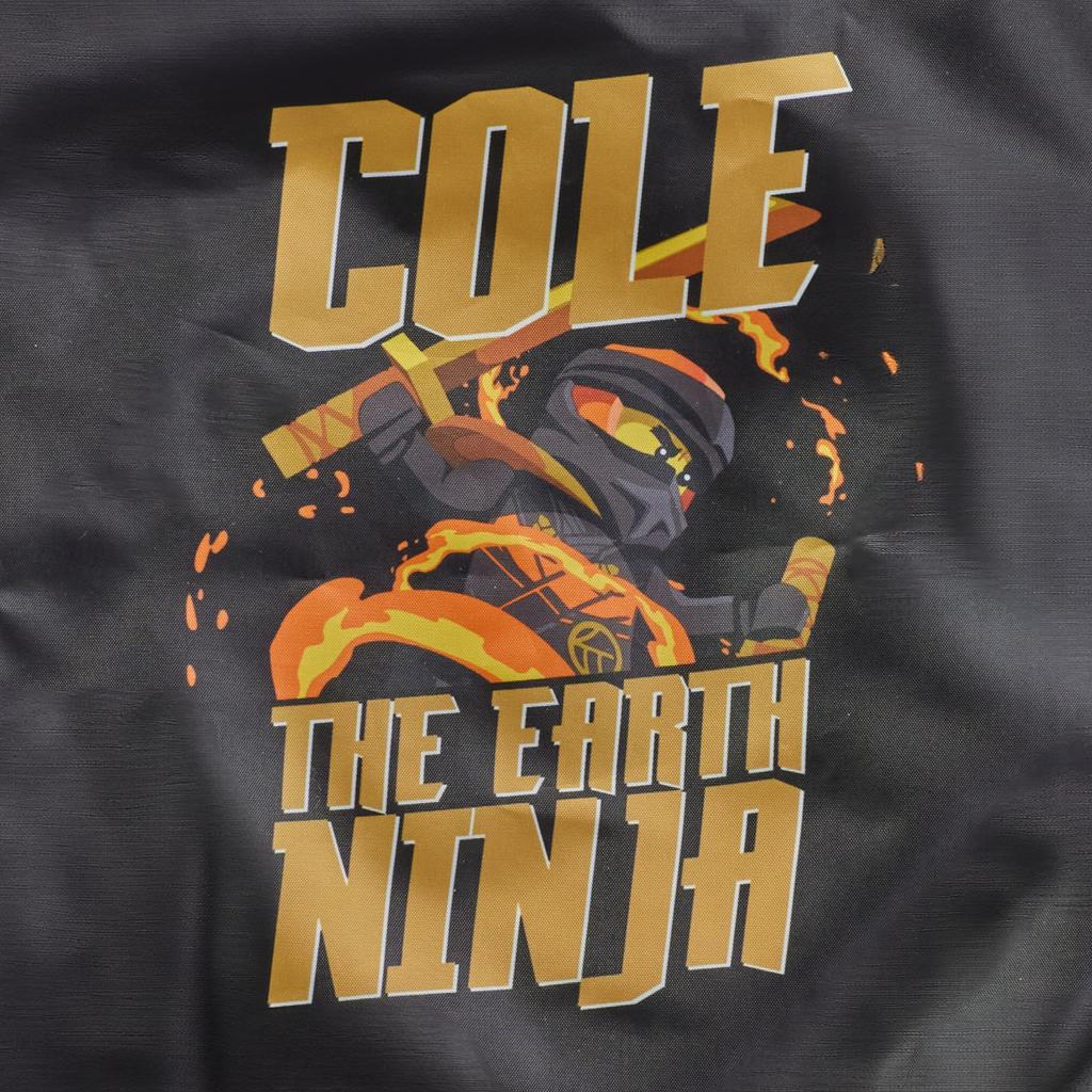 LEGO Ninjago Drawstring Bag, for Boy black Bag