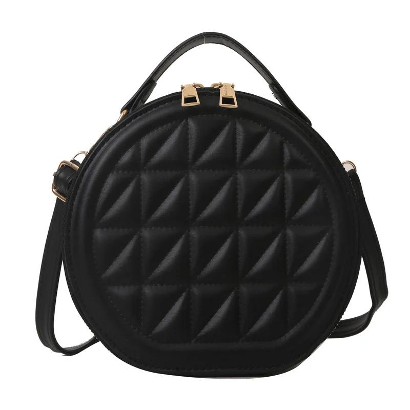 Women's diamond-shaped niche bag small round crossbody shoulder casual feminine personality new fashion