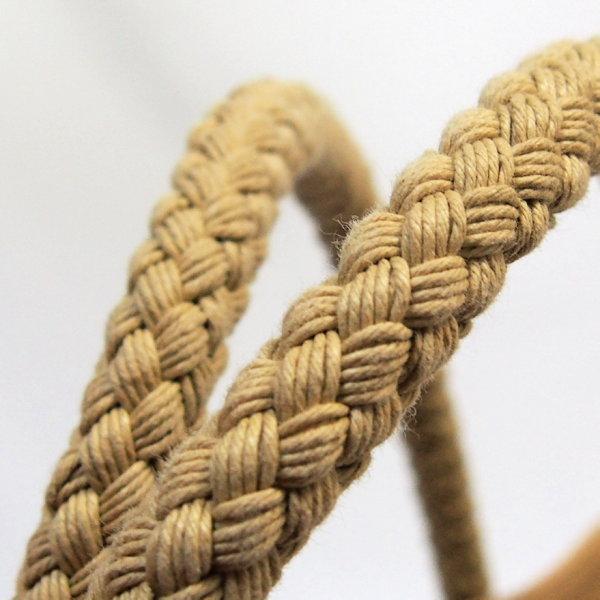 Kate Spade Circular Braided Rope Handle Tote Bag Beige Women Used