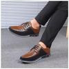 Men's Versatile Korean-Style Leather Lace-Up Shoes, Casual and Business, Sizes 47-48