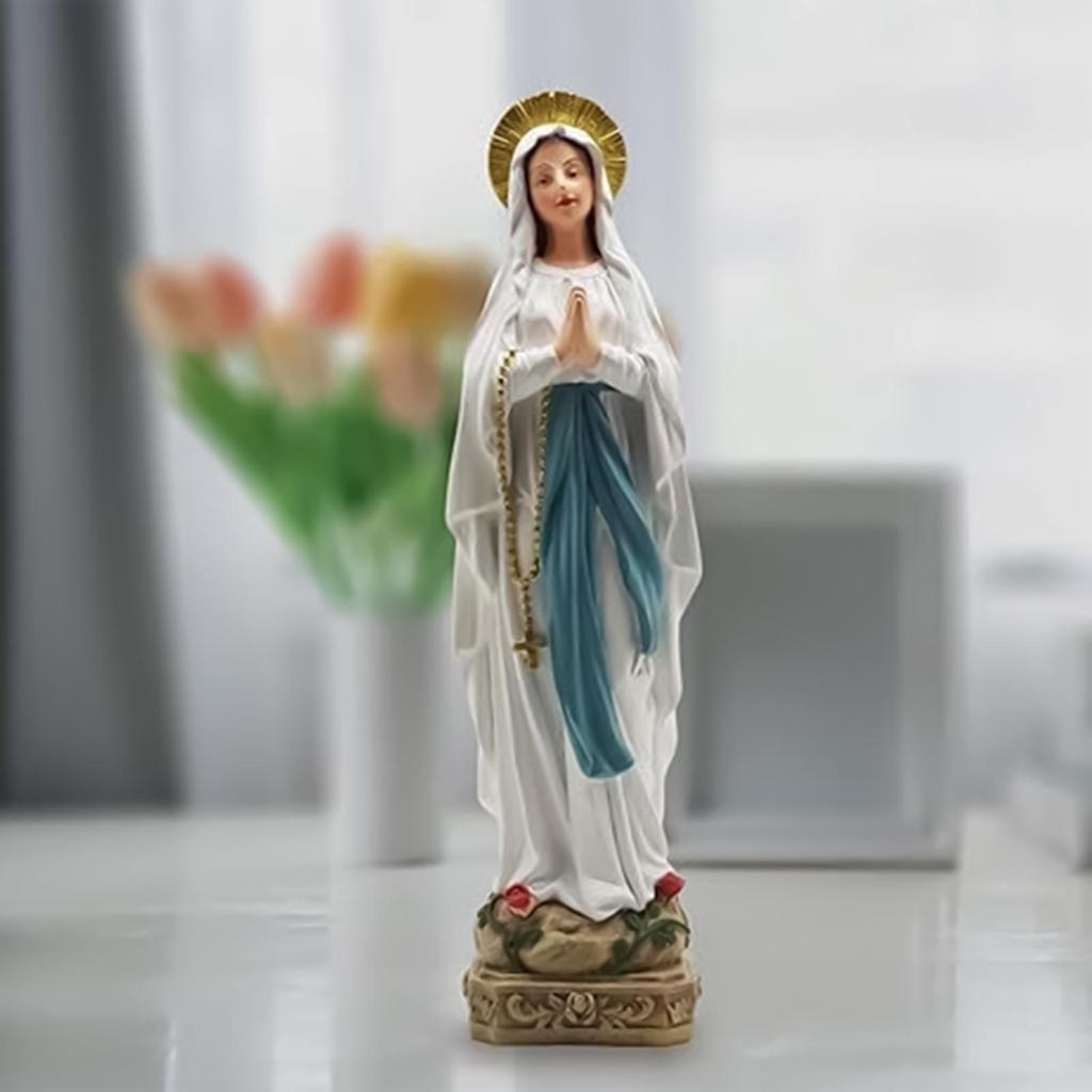 Mary Statue Religious Figure Decor Desktop Catholic Mary Figurines For Home Wedding Church Display School Celebration Living