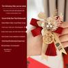 Complete Wedding Corsage Set for Groom, Bride, and Parents: Boutonniere and Brooch Collection for a Perfect Ceremony