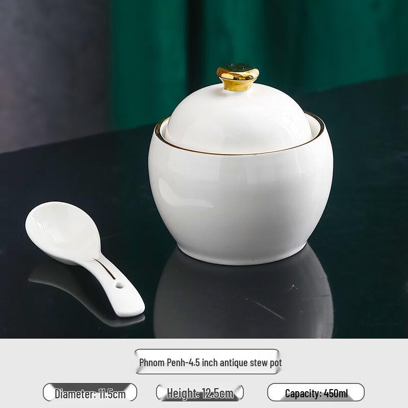 Ceramic Double Boiler Stew Pot