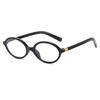 Ovale Vintage Lesebrille Damen Anti-Blaulicht Lesebrille Herren Blaulicht blockierende Alterssichtigkeit Brille Modebrille