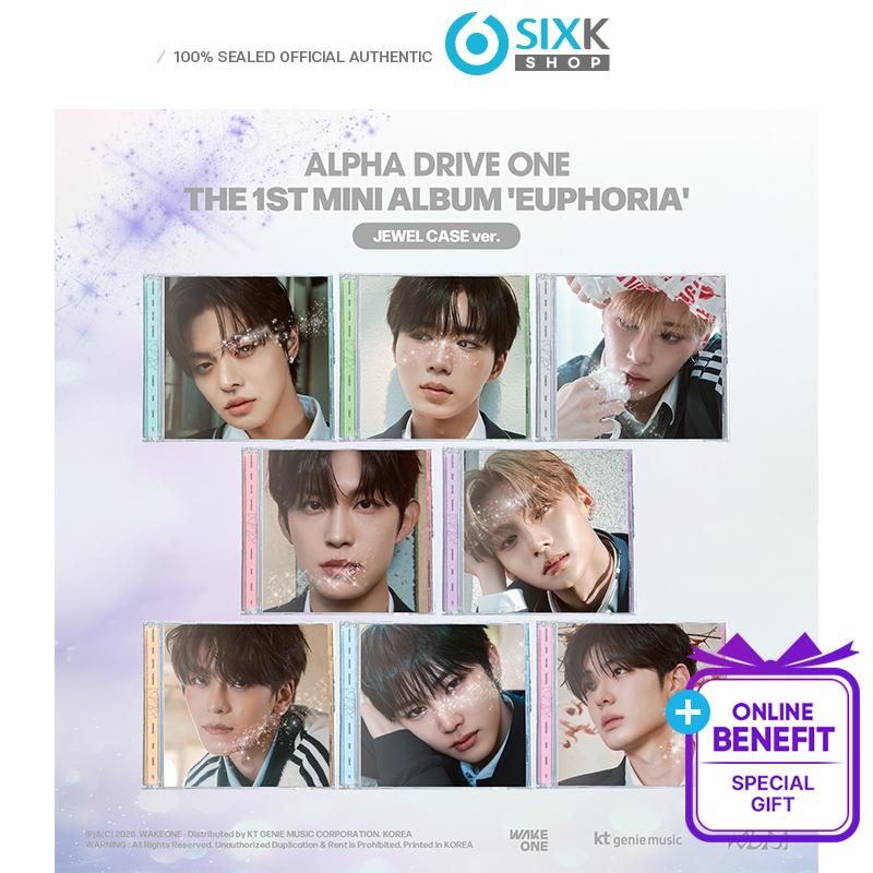 [Pre-order] ALPHA DRIVE ONE THE 1ST MINI ALBUM [EUPHORIA] JEWEL CASE ver. (VIDEO CALL Benefit)