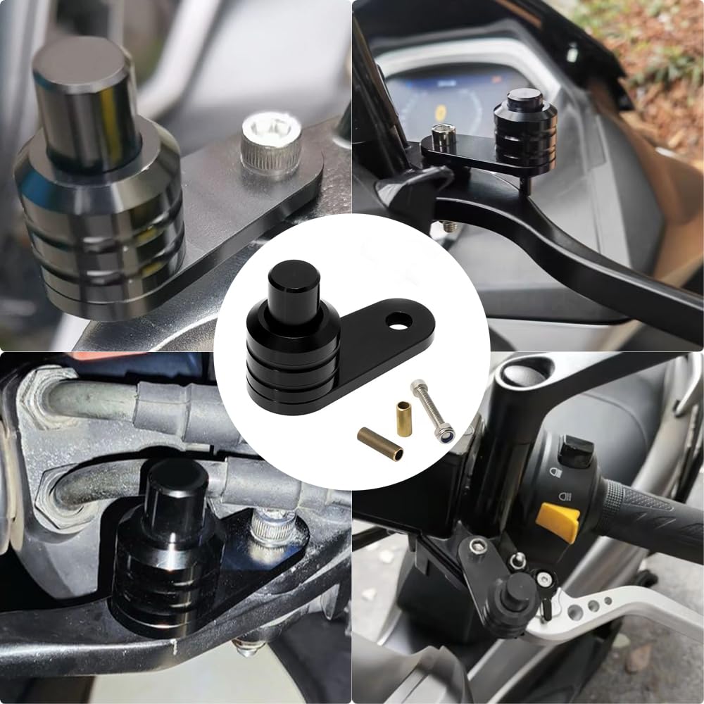 LKCCTK Universal Parking Brake Switch for Electric Bikes and Brake Parking Lock Auxiliary Lock for Hill Auxiliary Lock Button Motorcycles, Lock,