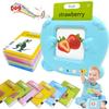 Talking Flash Cards for Toddlers Montessori Early Educational Learning Machine Flashcards Speech Therapy Toys for Kids Boy Girls