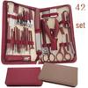 16-Piece Wallet-Style Manicure and Pedicure Set with Hawkbill Pliers, Nano File, and Ear Pick