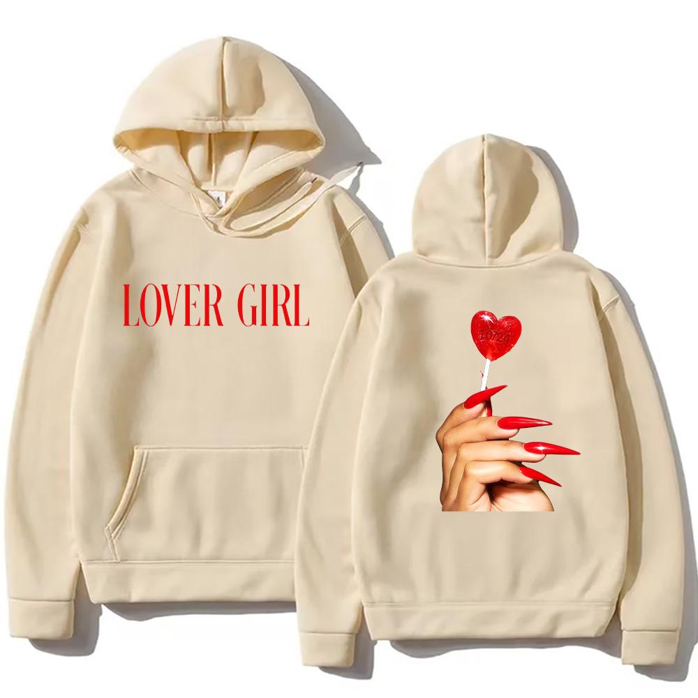 

Unisex Trend Casual Top Megan Thee Stallion Lover Girl Candy Heart Hoodies Rapper Hip Hop Fashion Long Sleeve Pullovers XXXL хаки