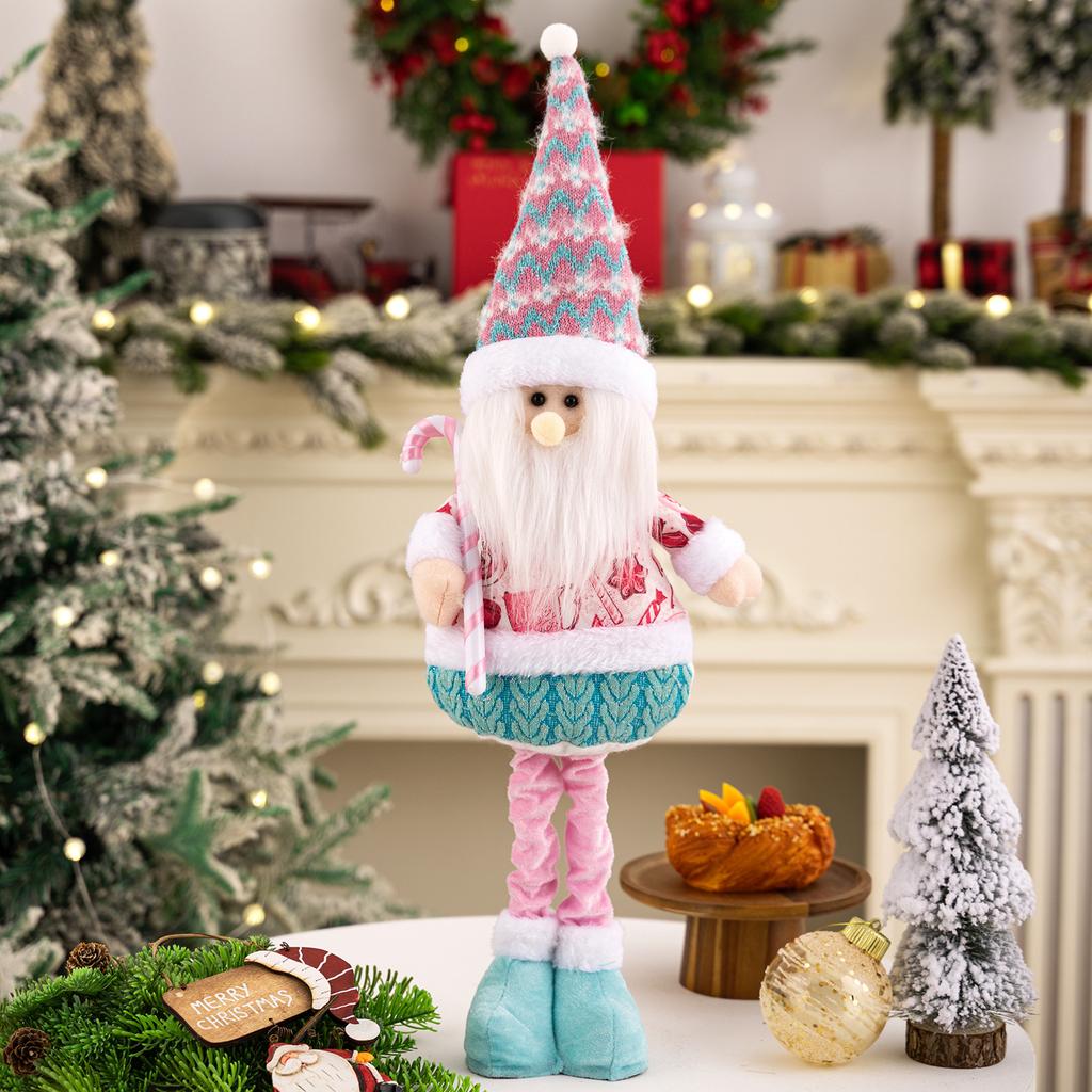 Christmas Collection Doll Legs Retractable Fabric Plush Doll Cute Desktop Decoration Gift Suitable For Boys And Girls Lovers