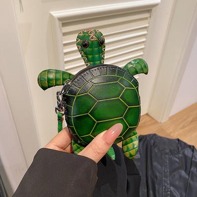 Cute Turtle Small Bag 2025 New Sweet Girl Personality Hand Carry Change Bag Ins Mini Lipstick Bag Tide