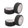 4pcs RC Tires Wheels  S Sets 12mm Hex Wheels  S Rubber Tires Width 26mm for 1Celsius10 RC Racing Car Drifting Car
