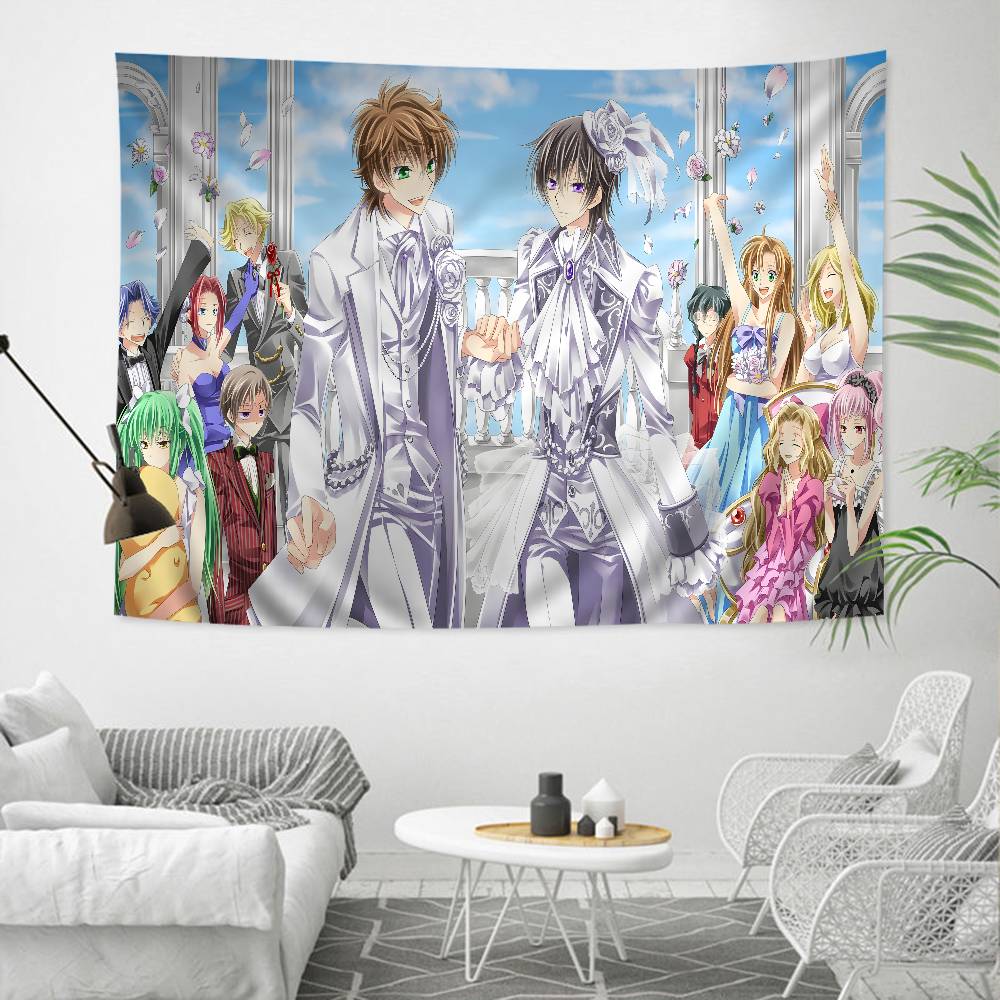 Classic Mecha Anime C-Code G-Geass Cartoon Tapestry Art Science Fiction Room Home Decor Wall Hanging Sheets