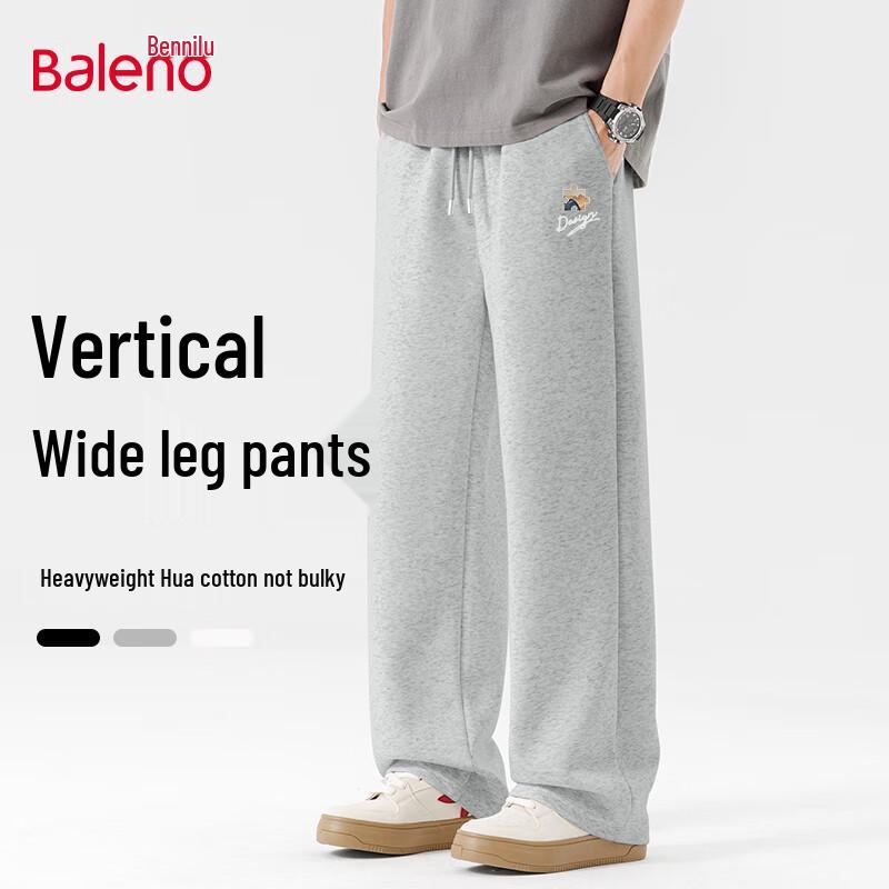 

Baleno Men s American Style Loose Fit Wide-Leg Casual Pants 5XL