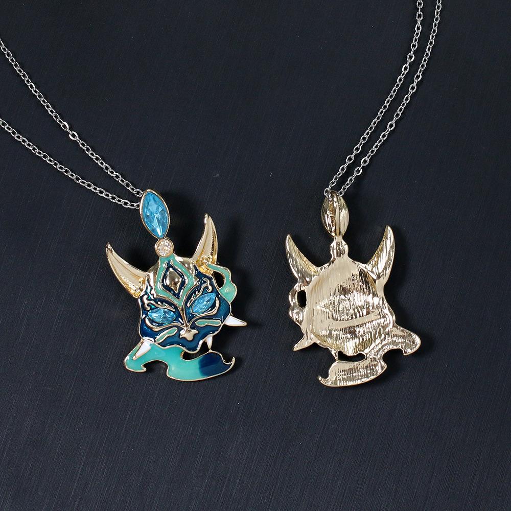 Impact Genshin Game Xiao Haracter Peripheral Necklace Pendant Colors In
