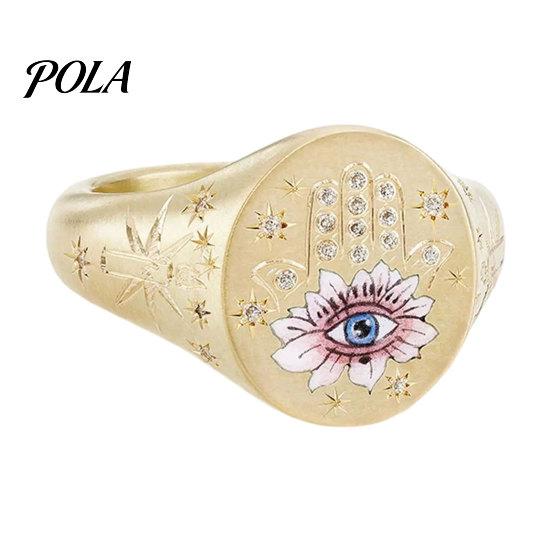 Exquisite Ring Finger Ring, Butterfly Heart Rabbit Pattern Band, Electroplated Technology for Lover Daily Wear Accessories Fine Workmanship