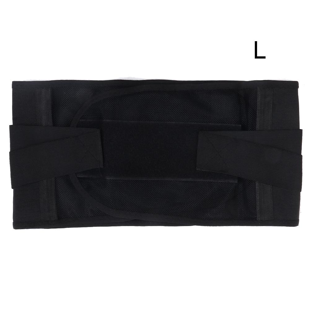 Breathable Adjustable Waistband Sports Fitness Waist Abdomen Support Correction Fixing BeltL Black