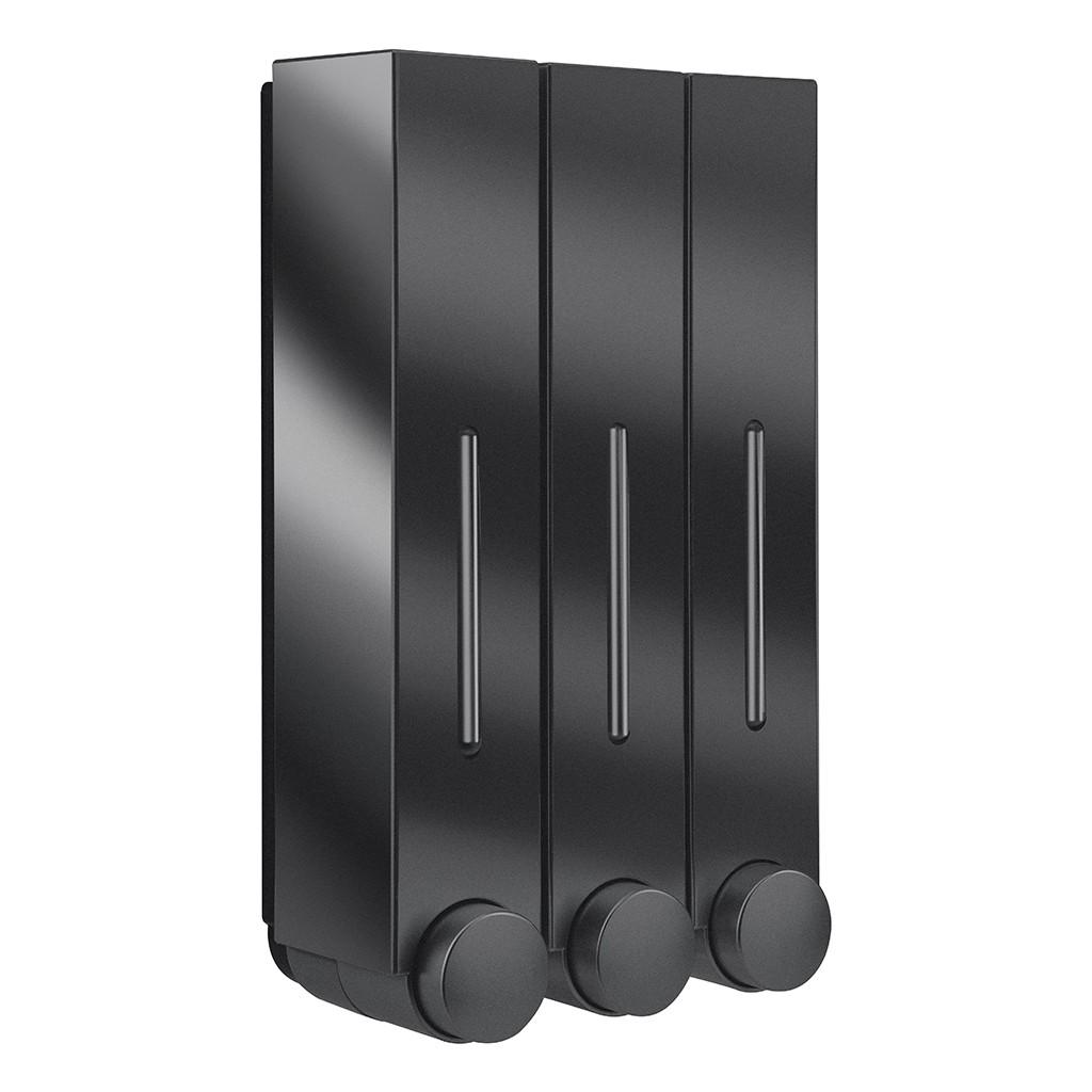 

Wall Mount Washing Lotion Soap Shampoo Hand Dispenser 420ML Three-Cup чёрный