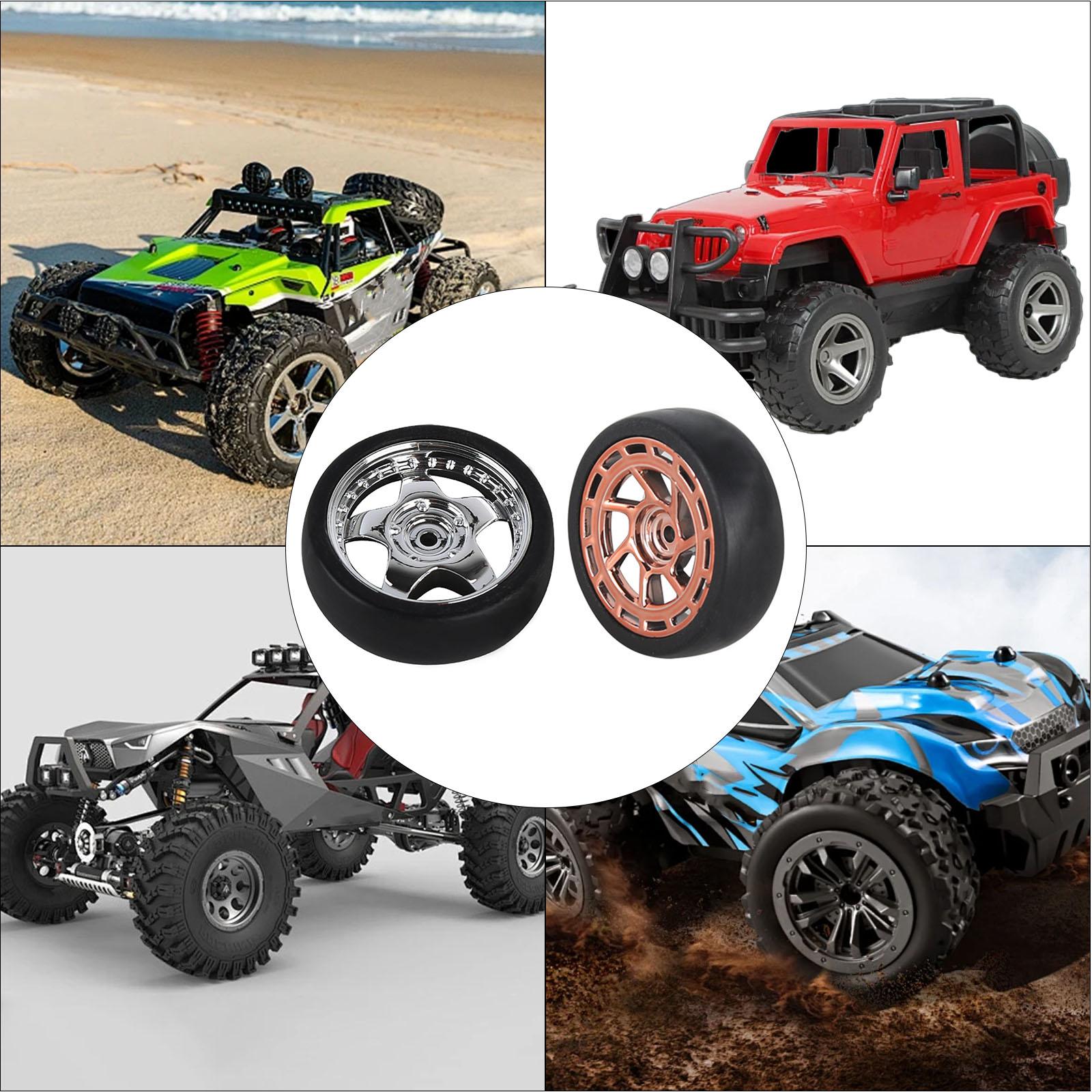 

4PCS/Set Remote Control Crawler Wheel Tires Compatible with 1:18 Remote Control Crawler Car Truck Modified Upgrade Tool C срібний