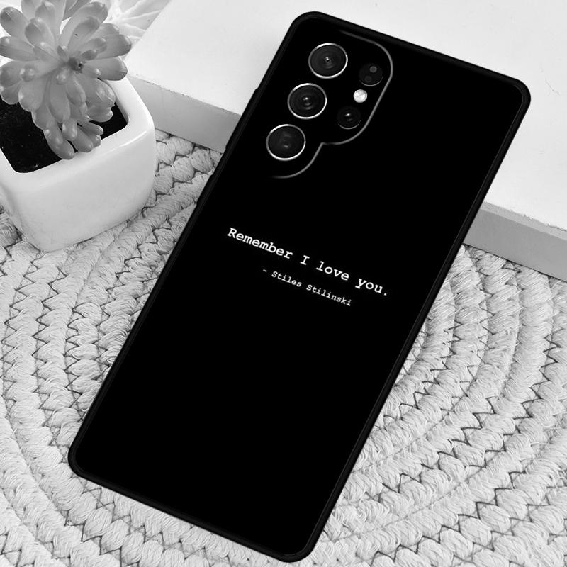 TEEN WOLF QUOTES TV SERIES TPU Phone Case For Samsung Galaxy note 10 pro S26 S25 S24 S23 S22 Ultra Plus S21 FE S20 Cover