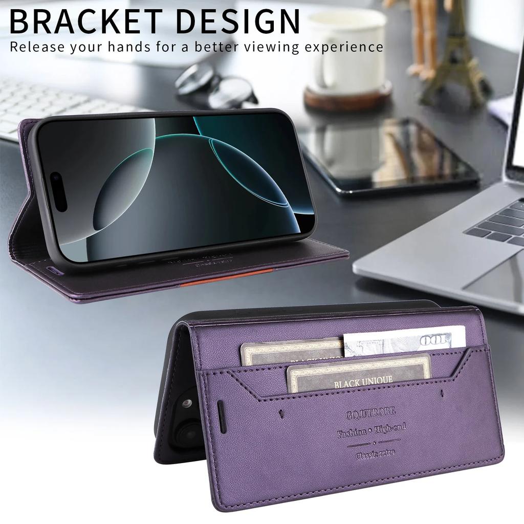 Flip Leather Wallet Case for Samsung Galaxy S25 Ultra S24 S23 FE S22 A16 A56 A36 A26 Magnetic Book Card Solt Bag Phone Cover