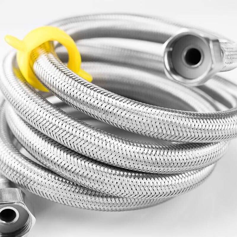 304 Stainless Steel Braided Bathroom Faucet Connector Hose