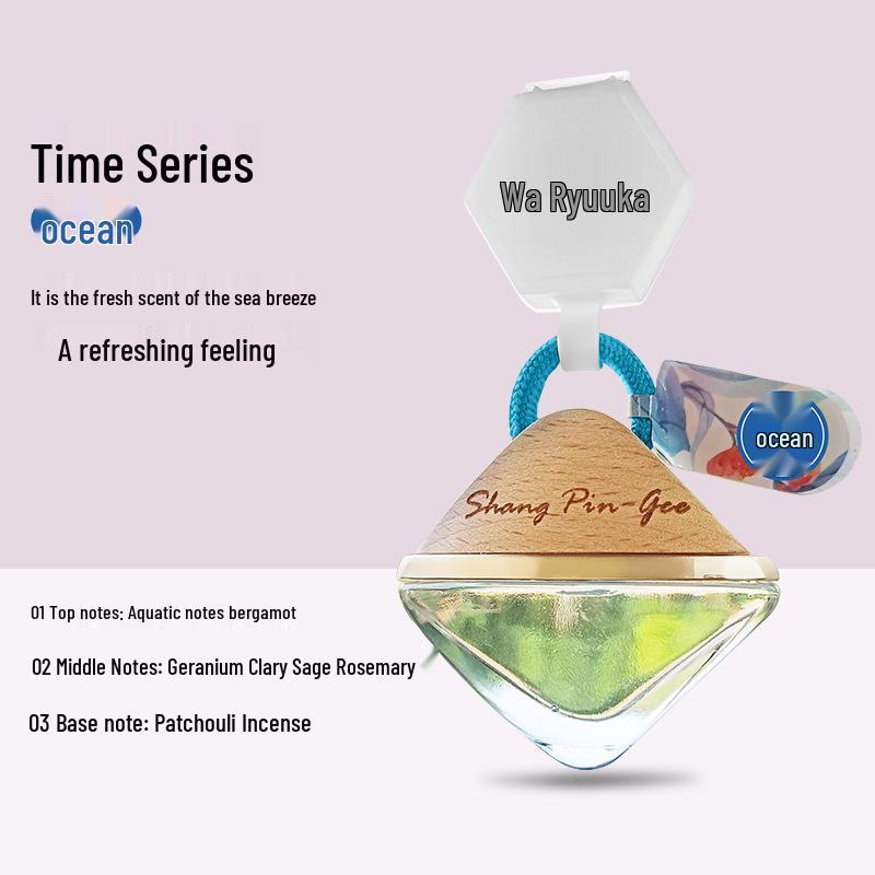 Wa Liu Xiang Car Air Freshener Pendant: Long-lasting Aromatic Fragrance and High-end Gift