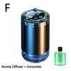 Smart Car Air Freshener Aroma Diffuser 5 Modes Rechargeable Humidifier with Digital Display Starry Light Auto Odor Eliminator