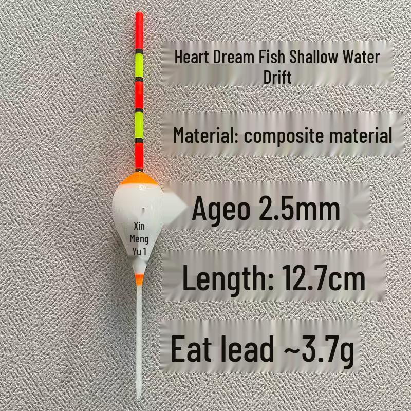 Flacher Wasserköder für Steinfische und Karauschen - Kurzer Winter-Schwimmer für Kleinfische.