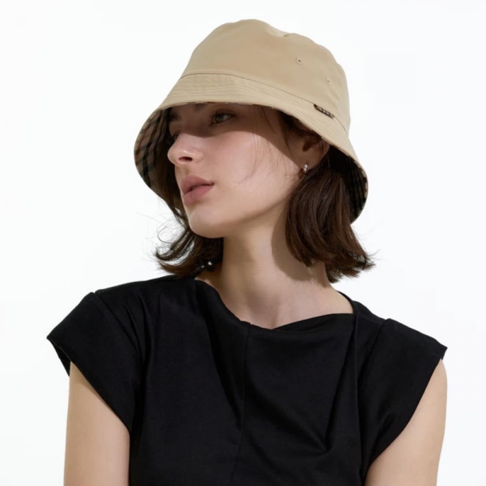 Daks Reversible Beige Bucket Hat Dche6el03w2 Single option