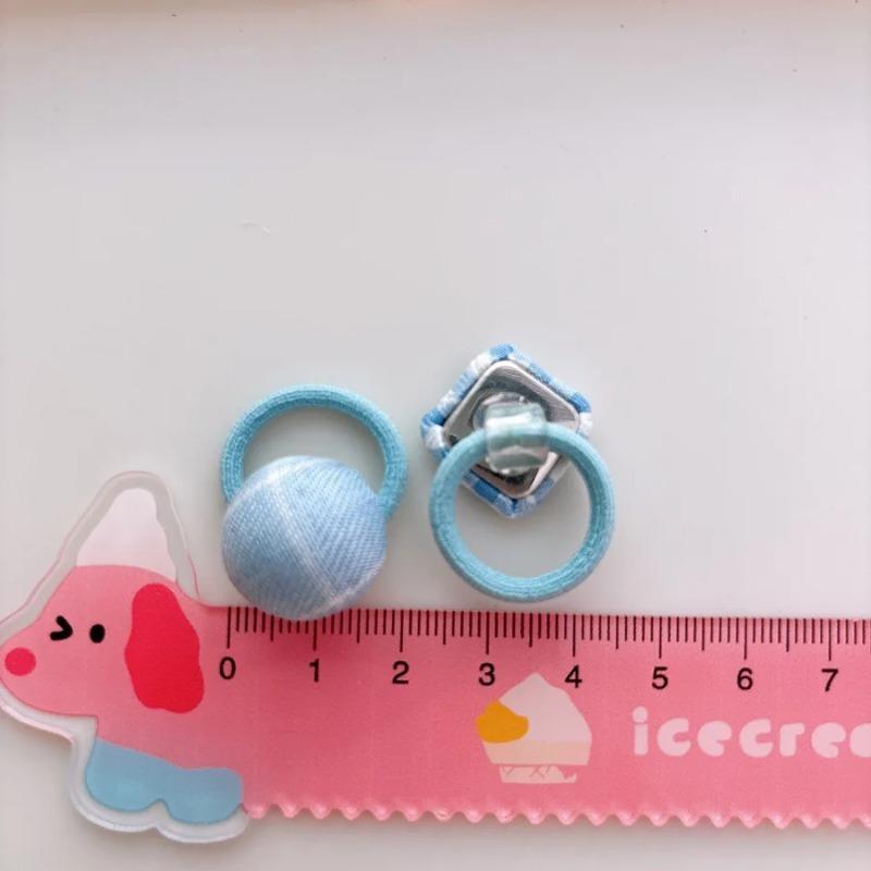 5/10 Stück Kinder Kleine Gummibänder Herz Schleife Mini Mädchen Haarseile Bänder Baby Mädchen Süße Haarbänder Kopfschmuck