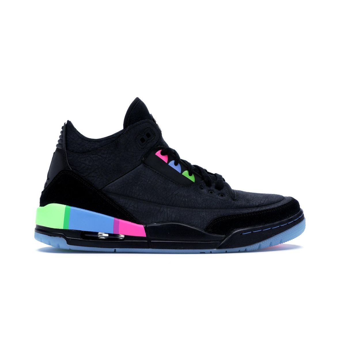 

Air Jordan 3 Retro SE Quai 54 2018 Мужские кроссовки Черный Электрический-Зеленый-Инфракрасный-23-Черный AT9195-001