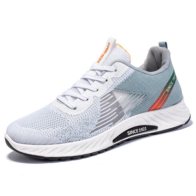 

Взуття чоловіче 2025 літо новий модний тренд спортивне взуття сітчасте дихаюче бігове взуття чоловіче універсальне повсякденне взуття 44