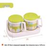 Camellia Four-Piece Glass Seasoning Set