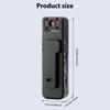 Pocket Clip Action Camera 1080P Video Recording 500mAh Battery Night Viewing Function For Sports Travel Outdoor