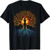Tree of Life with Woman Yoga Chakra Haka Yoga Graphic T-Shirt