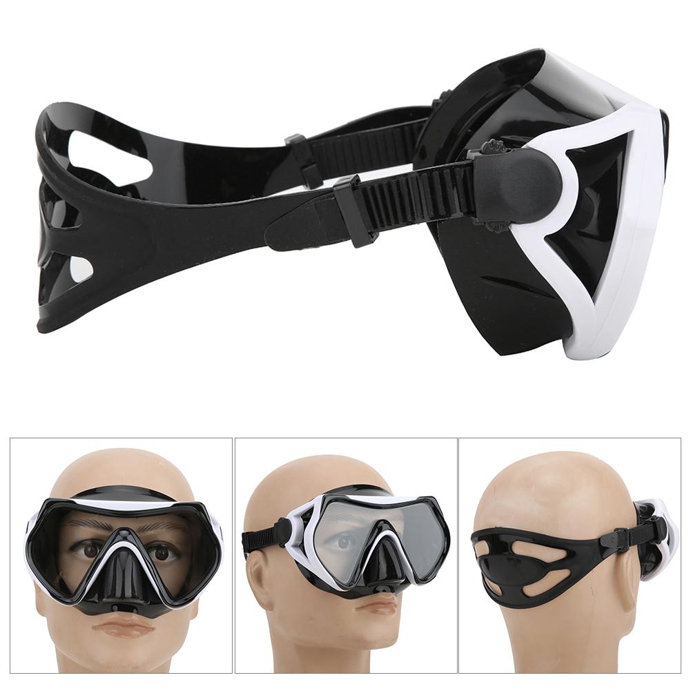 Silicone Adults Snorkeling Goggles Toughened Glass Large View Swimming Glasses Diving Equipment