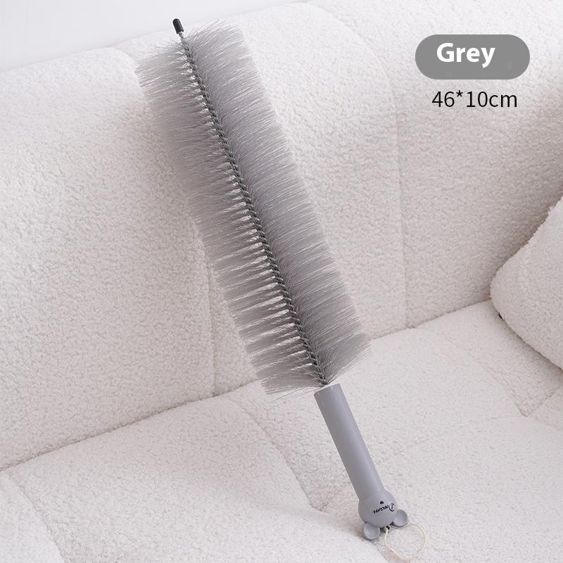 1 Piece Long Handle Air-Conditioner Shutter Cleaning Tool Bendable Fan Brush Ultra-Fine Bristles Fan Inner Duster Remover