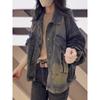 Retro Button Long Sleeve Cardigan Denim Jacket Women Korean Style Versatile Top