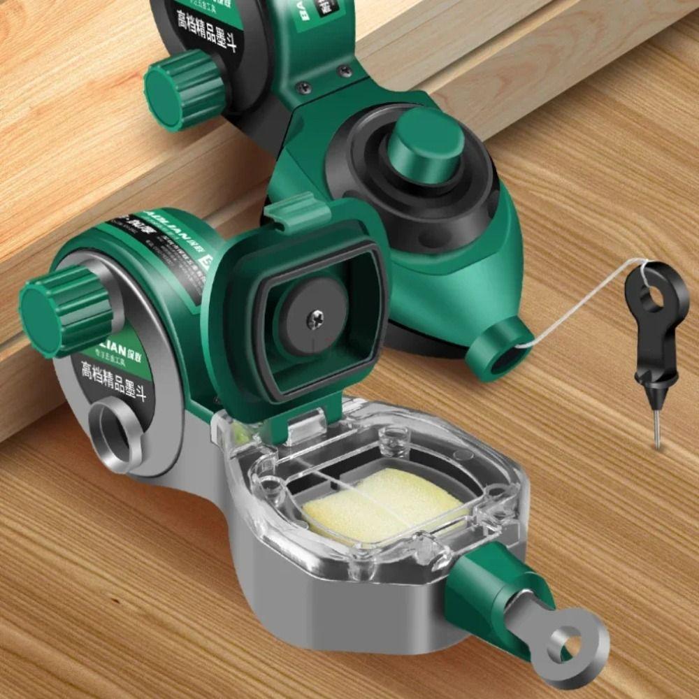 Hand-Operated Ground Marking Scriber Durable Woodworking Ink Fountain Carpenter