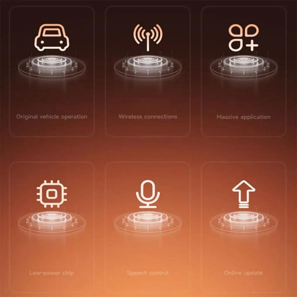 Wireless CarPlay Android Auto Adapter Car Play Adapter Wifi/bluetooth Connect 2 In 1 Wireless Adapter For Netflix For YouTube