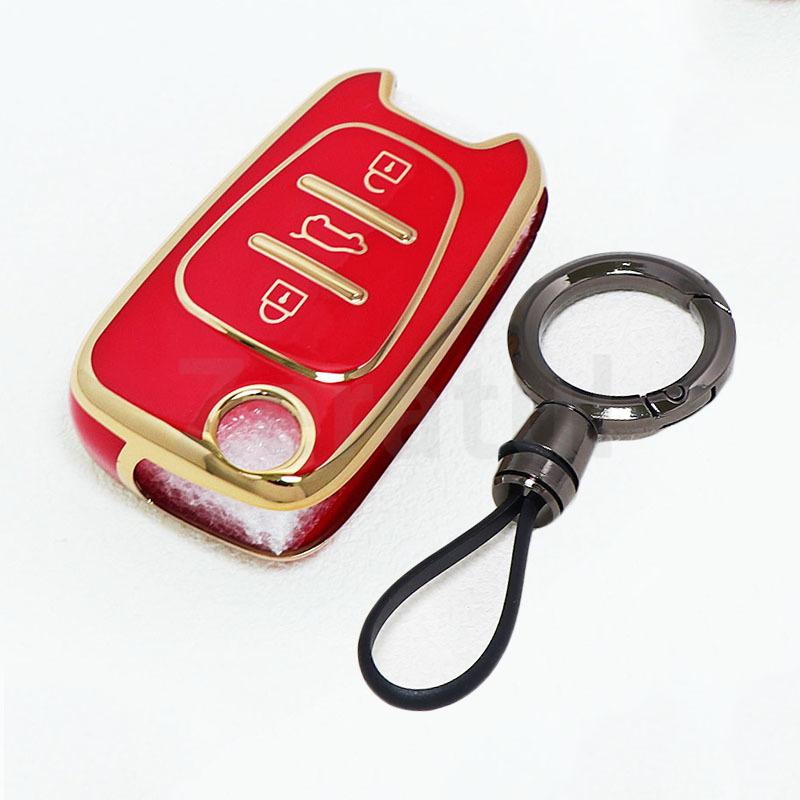Fashion Tpu Accessorie For Hyundai I20 I30 Veloster Ix20 Car Key Case Cover For Kia Rio Sorento Ceed Sportage Soul Venga Picanto