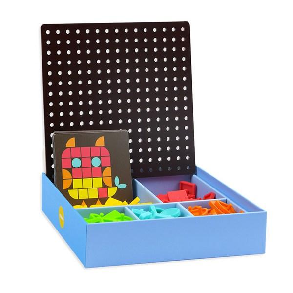 MIDEER Mosaic Animal Wood Puzzle, 1 Set, Korea Best Toddler Puzzle