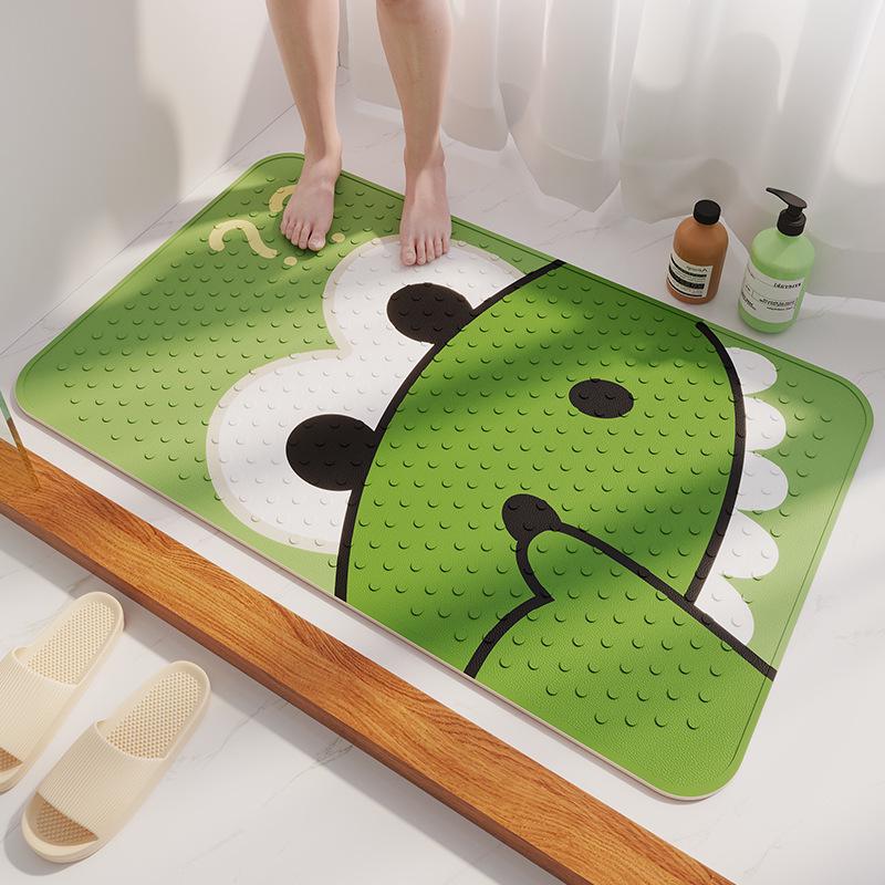 Child's Non-Slip Waterproof Bathroom Mat - Anti-Fall Shower & Toilet Floor Pad