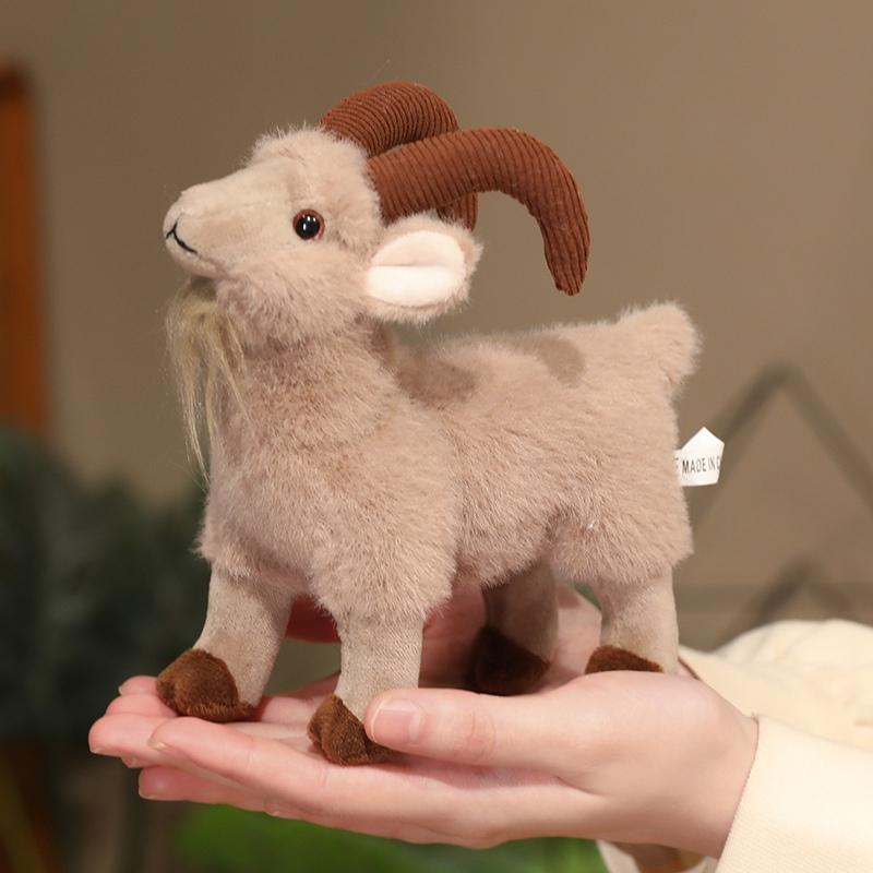 16/30cm Ziegen-Stofftier Plüschtier Flauschiges Zeichentricktier Spielzeug Weicher Stofftier Schaf Schlüsselanhänger Tasche Dcero Geburtstagsgeschenke
