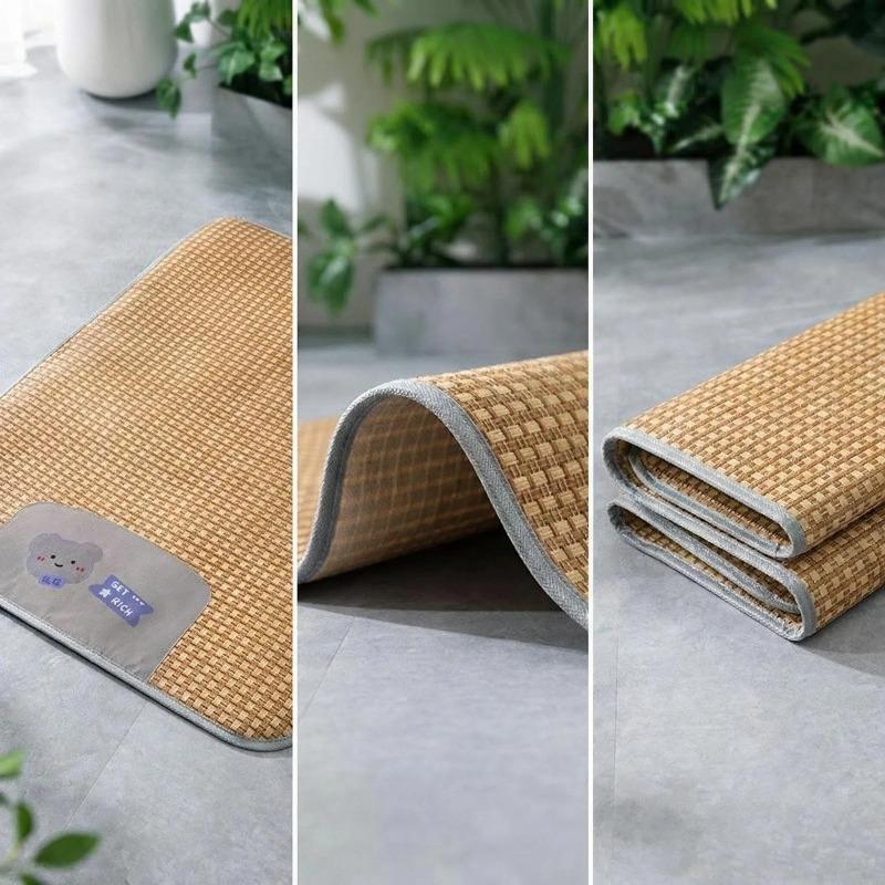 Pet Cooling Mat for Dogs Cats, Breathable Moisture-Proof Summer Cool Mat, Non-Slip Seasonal Nest, Portable Pet Dog Bed for Crate