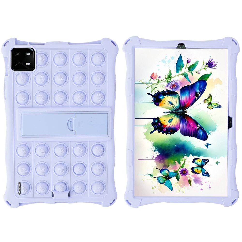For Xiaomi Mi Pad 6 Case Bubble Toys Soft Silicone Kids Tablet Cover For Mi Pad 6Pro Kickstand Shockproof Fundas